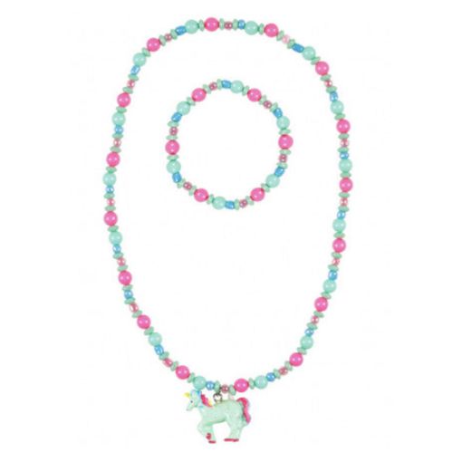 COLAR + PULSEIRA (ROSA E VERDE): AIKE
