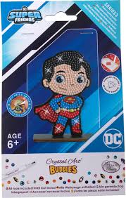 CRAFT BUDDY PINTA C/ DIAMANTES - SUPER HOMEM