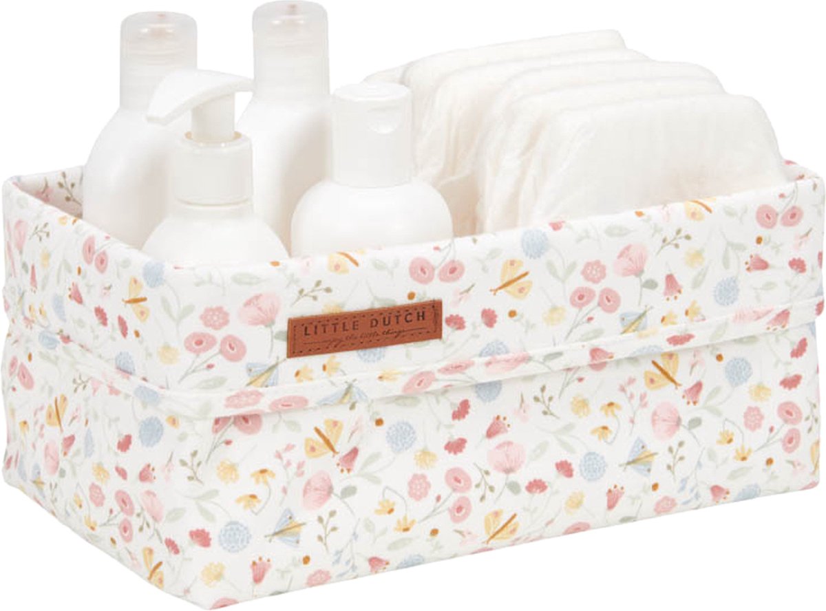 Little Dutch- Cesto de arrumação grande: Flowers & Butterflies
