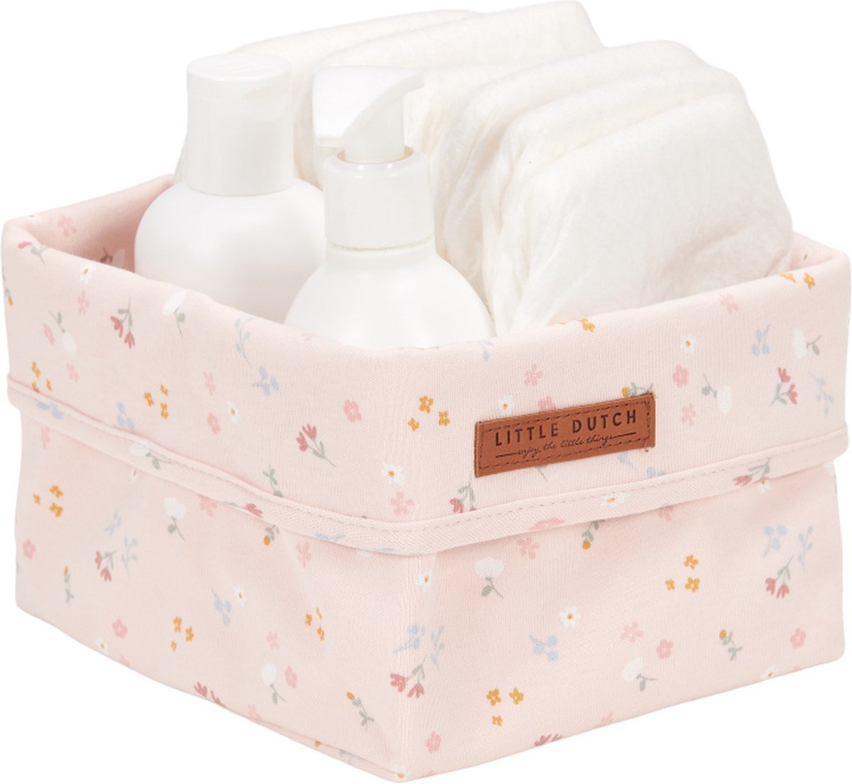Little Dutch- Cesto de arrumação pequeno: Little Pink Flowers