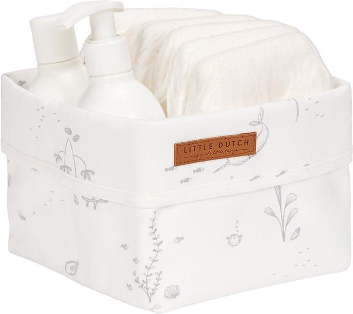 Little Dutch- Cesto de arrumação pequeno: Ocean White