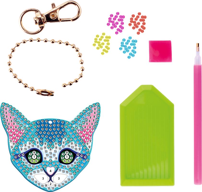 MAKE YOUR OWN GATO (PINTA C/DIAMANTES)