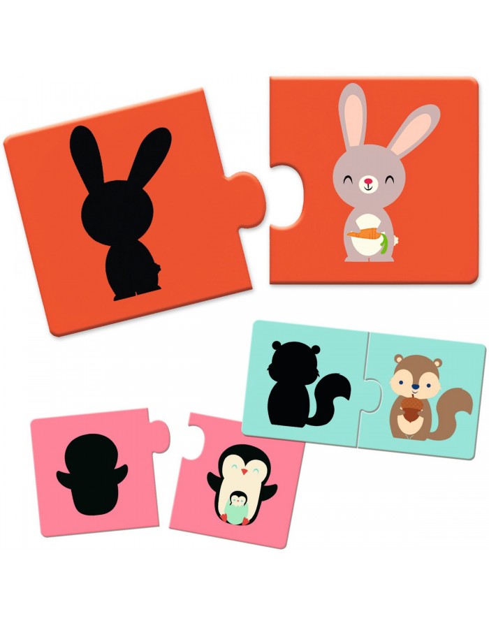 PUZZLE DUO: SOMBRAS DE ANIMAIS