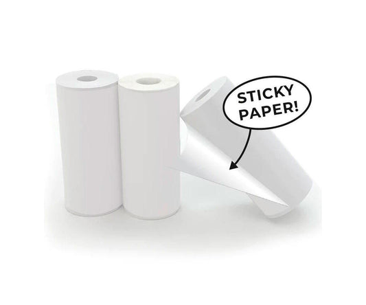 RECARGA DE PAPEL FOTOGRÁFICO ADESIVO (PACK DE 3)