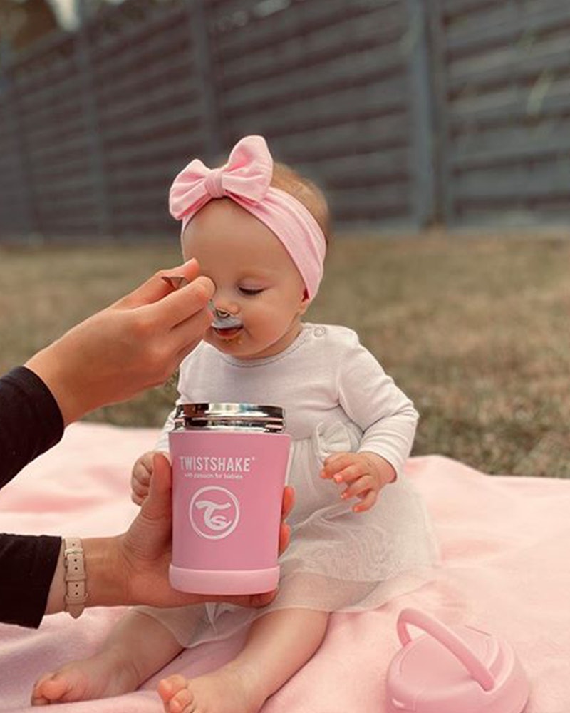 RECIPIENTE ISOLADO P/ALIMENTOS - ROSA