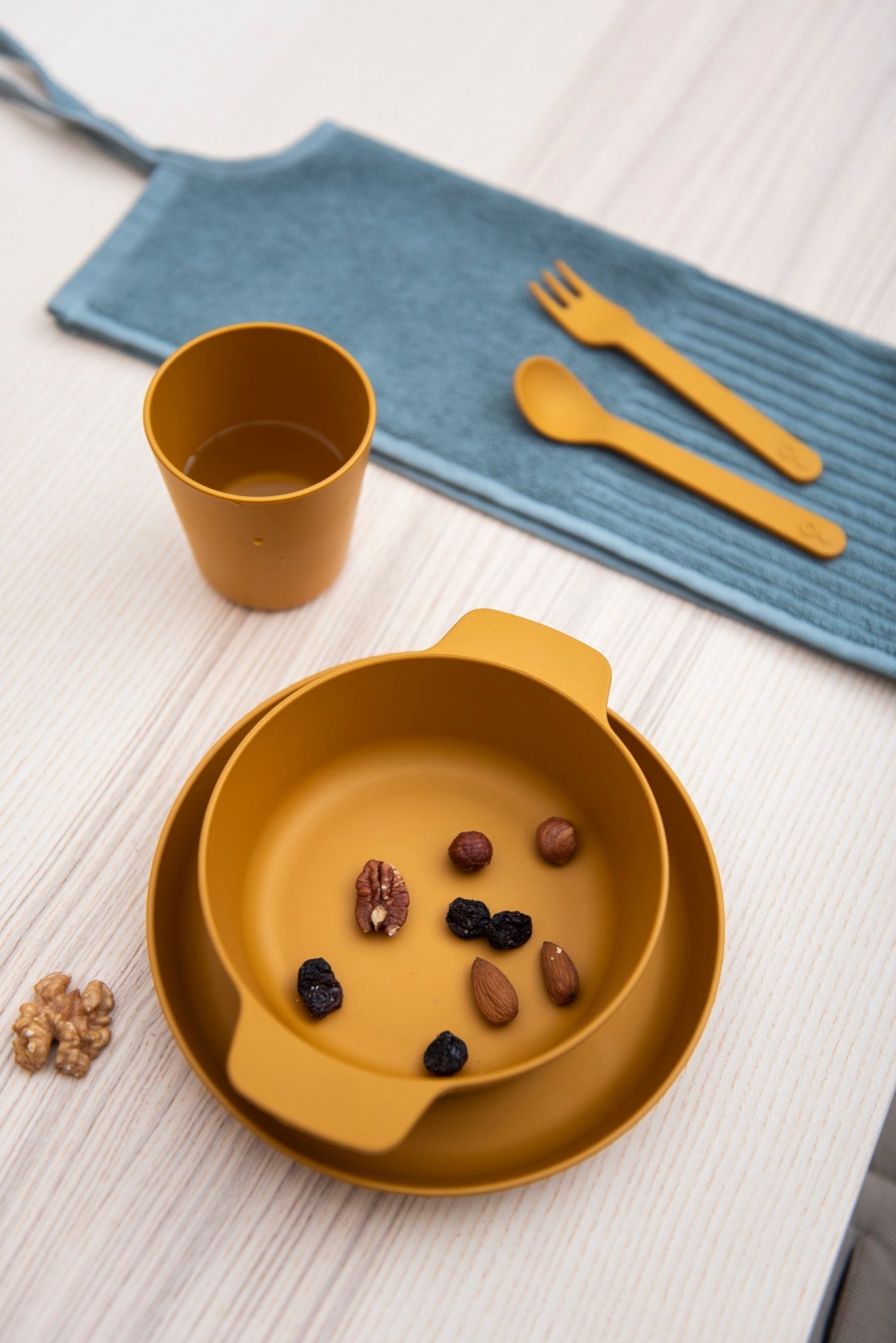 TIGELA PLA 2-PACK - MUSTARD