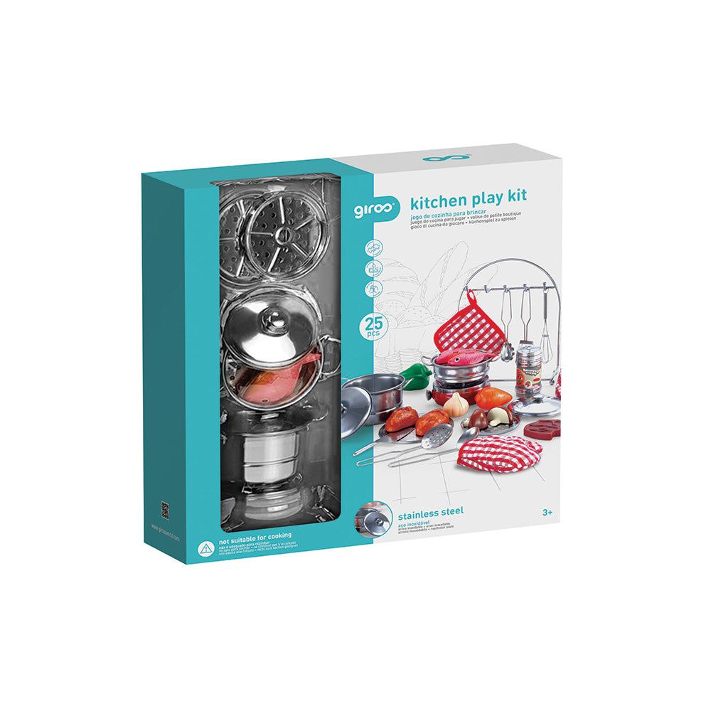 UTENSÍLIOS DE COZINHA EM METAL, 25 PEÇAS