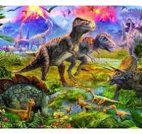 Puzzle 500 Encontro de dinossauros
