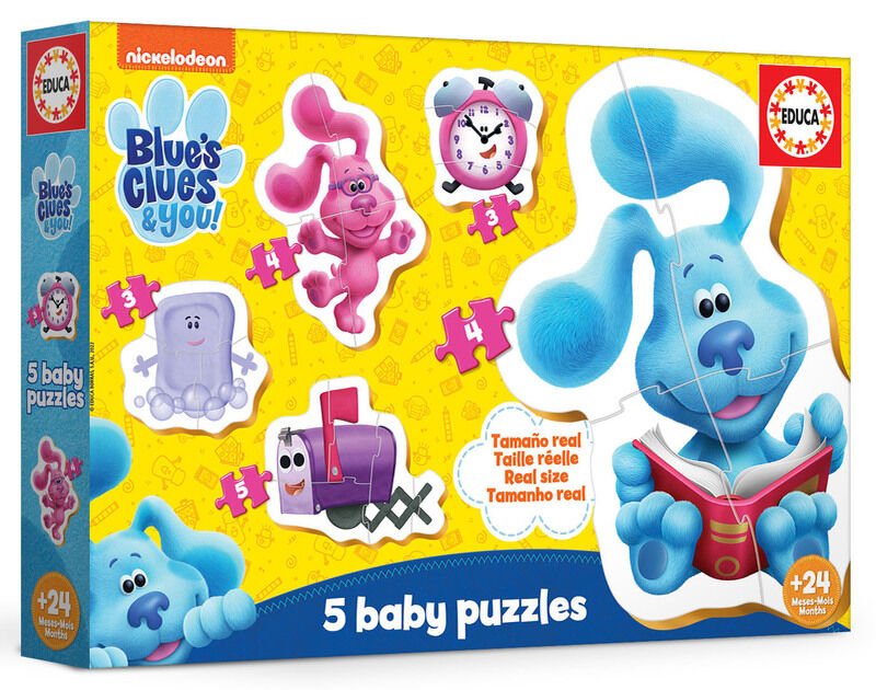 5 BABY PUZZLES BLUE´S CLUES