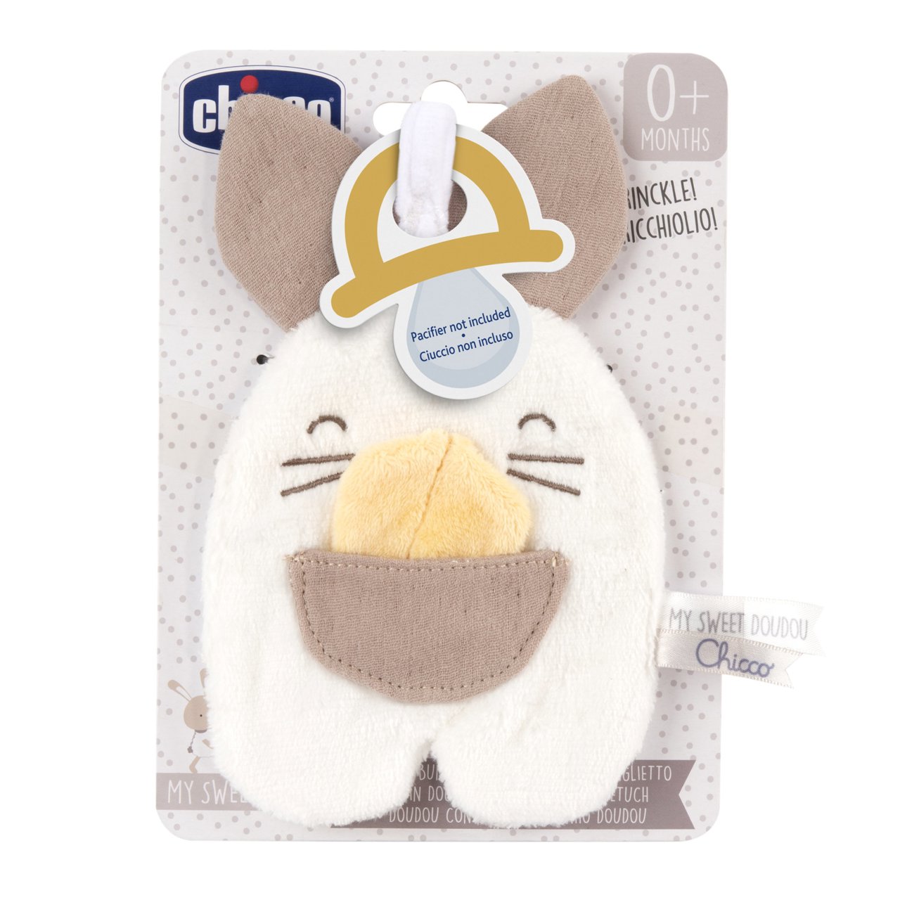 Coelhinho porta chupeta