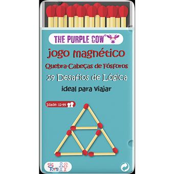 Jogo Magnético Quebra cabeças de Fósforos