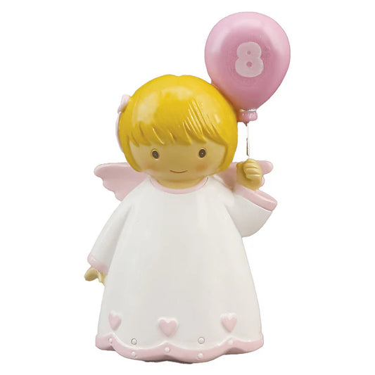 ANJO DA GUARDA C/BALÃO (ANIVERSÁRIO) - ROSA