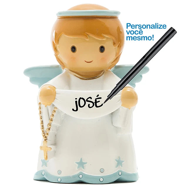 ANJO DA GUARDA AZUL PARA ESCREVER