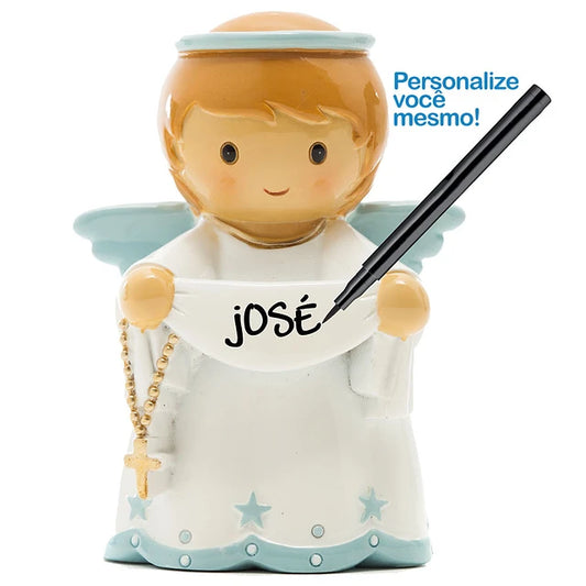 ANJO DA GUARDA AZUL PARA ESCREVER