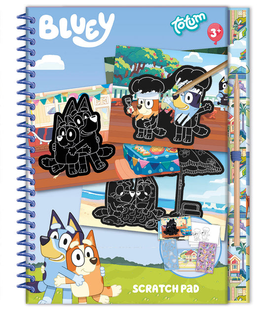 Bluey- Livro colorir p/ raspar