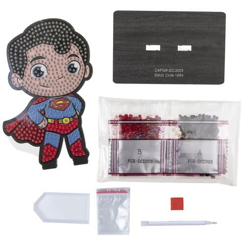 CRAFT BUDDY PINTA C/ DIAMANTES - SUPER HOMEM