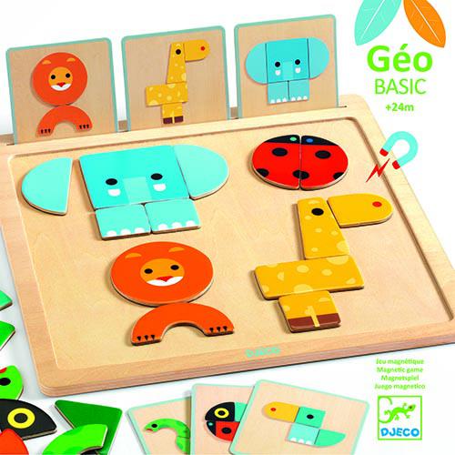 GEOBASIC - PUZZLE MAGNÉTICO ANIMAIS