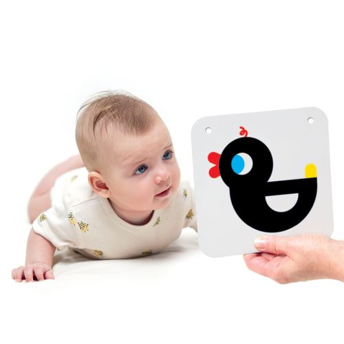 HIGH CONTRAST BABY CARDS- BANANA