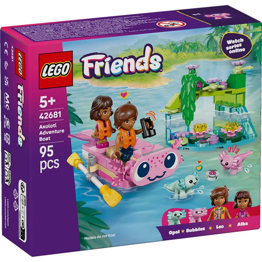 LEGO FRIENDS: BARCO DE AVENTURAS EM FORMA DE AXOLOTE (42681)