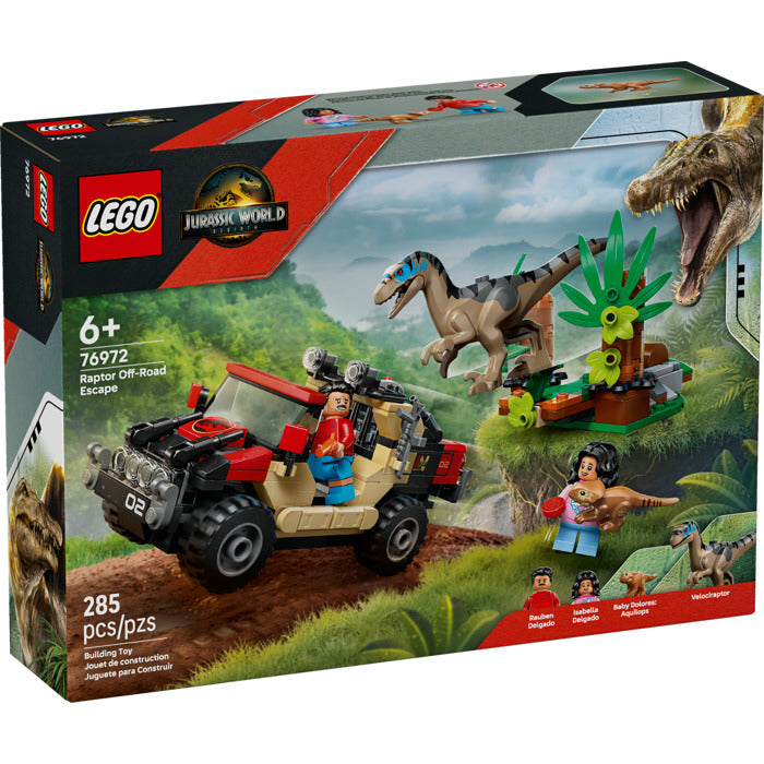 LEGO JURASSIC: FUGA OFF-ROAD DO RAPTOR (76972)