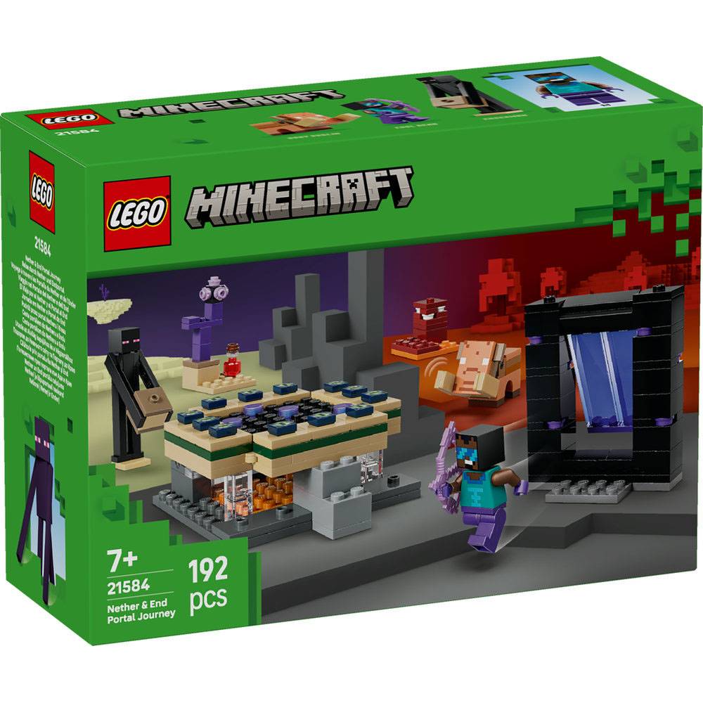 LEGO MINECRAFT: JORNADA EM NETHER E PORTAL DO END (21584)