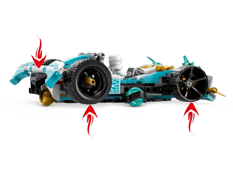 LEGO NINJAGO CARRO CORRIDAS SPINJITZU ZANE 71791