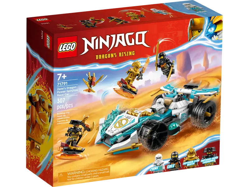 LEGO NINJAGO CARRO CORRIDAS SPINJITZU ZANE 71791