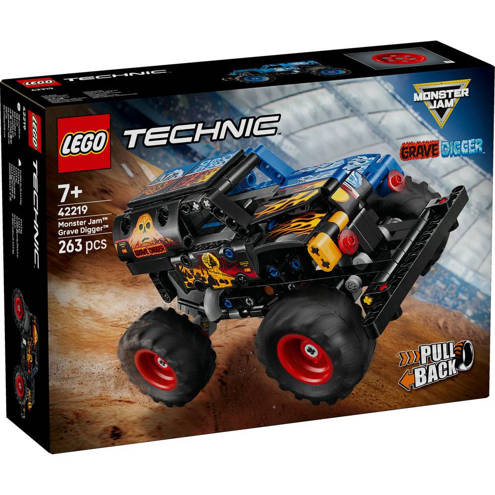 LEGO TECHNIC: MONSTER JAM GRAVE DIGGER FOGO E GELO (42219)