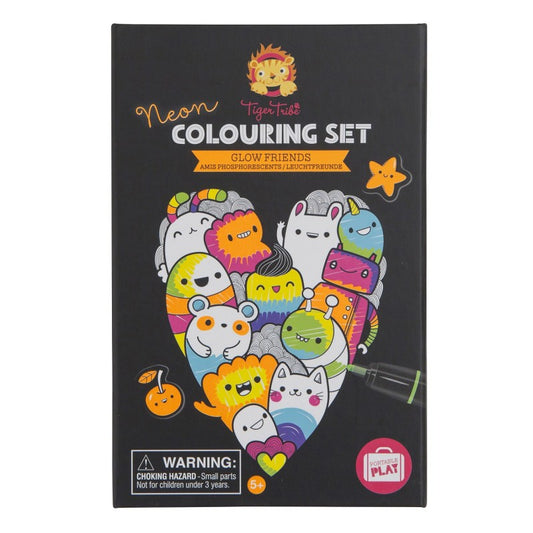 Neon Colouring Set | Glow Friends