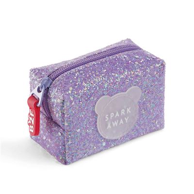 PORTA-MOEDAS C/PURPURINA (roxo)