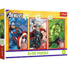 PUZZLE (3X50 PCS): AVENGERS