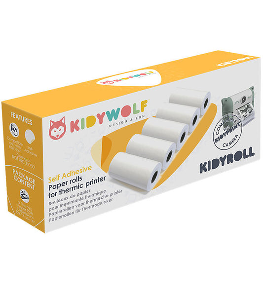 RECARGA DE PAPEL FOTOGRÁFICO ADESIVO (PACK DE 5)