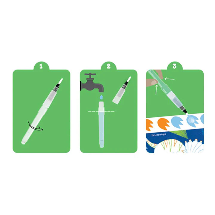 SET DE PINTAR C/AQUARELAS -Dinossauros