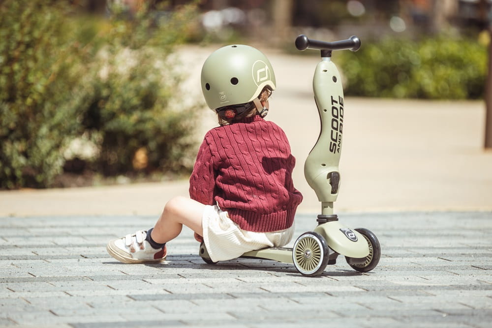 Scoot&Ride CAPACETE - AZEITONA XXS/S