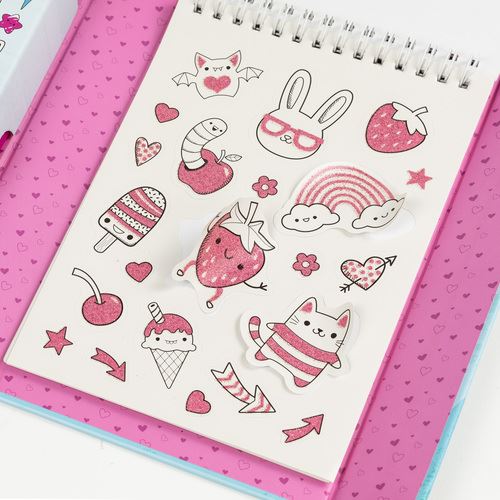 SET DE COLORIR AUTOCOLANTES