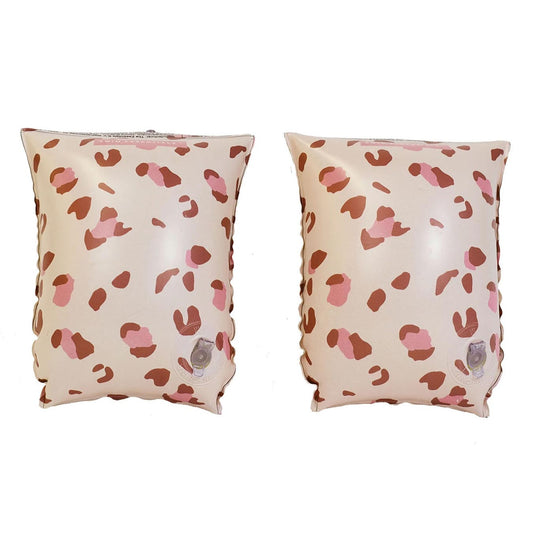 Swim Essentials -LEOPARD OLD PINK- BRAÇADEIRAS 2-6