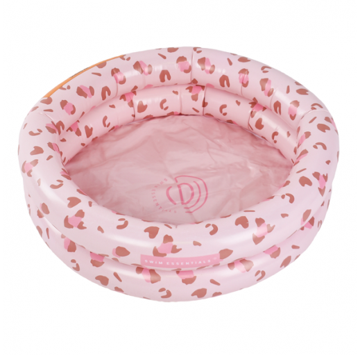 Swim Essentials -LEOPARD OLD PINK- PISCINA DE BEBÉ 60 CM