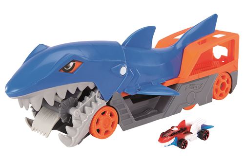TUBARÃO MASTIGA E TRANSPORTA CARROS (HOT WHEELS)