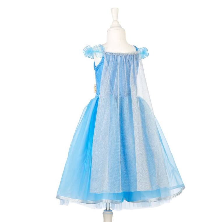 VESTIDO RAINHA DO GELO (3-4ANOS, 98-104CM)