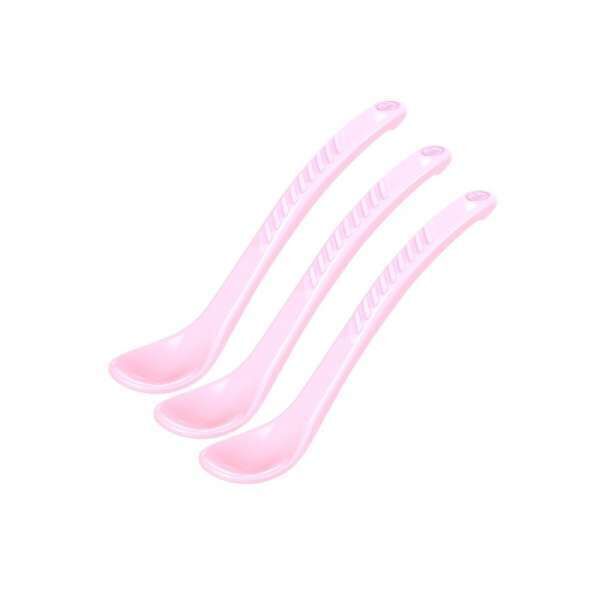 PACK 3 COLHERES CURVADAS - ROSA PASTEL