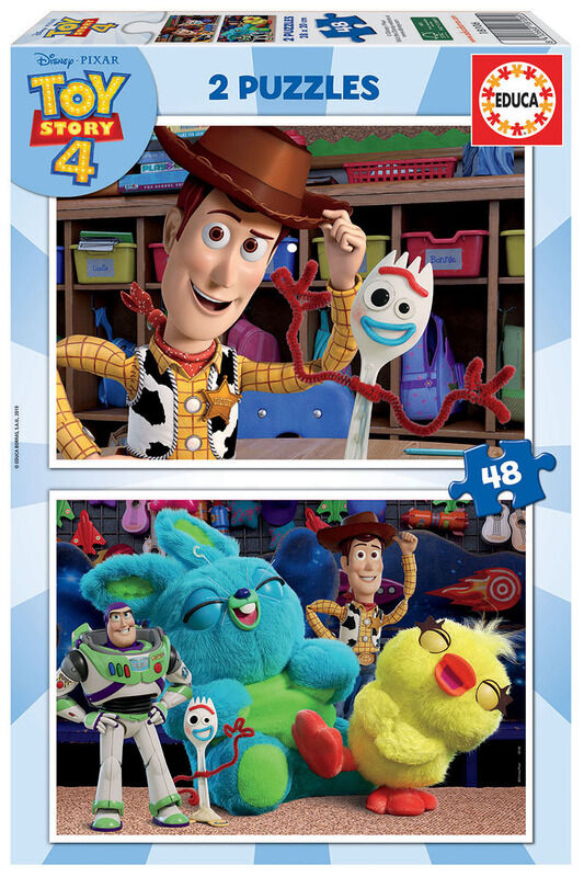 2X PUZZLE 48 TOY STORY 4